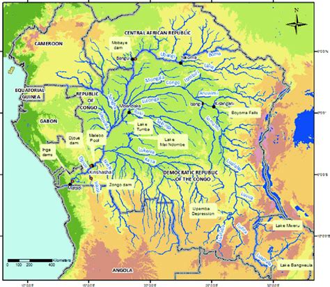 Ubangi River Map