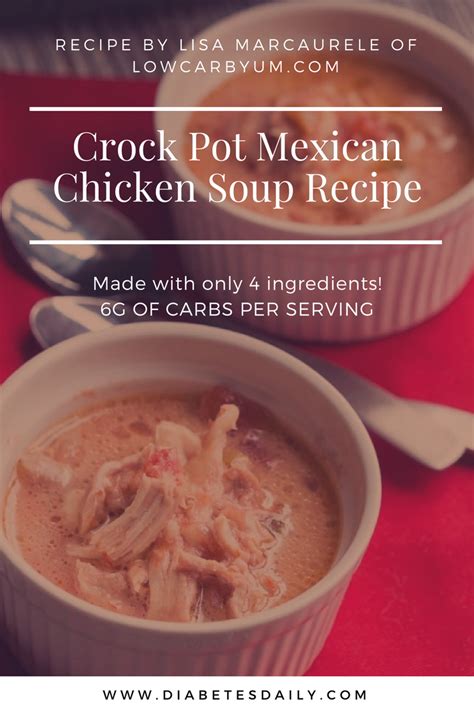 Crock Pot Mexican Chicken Soup Recipe [Gluten-Free]