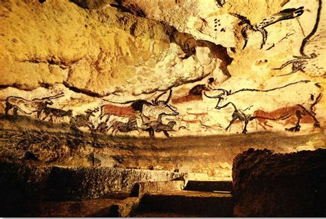 The Altamira Cave in Spain. Rock Art of the Stone Age.