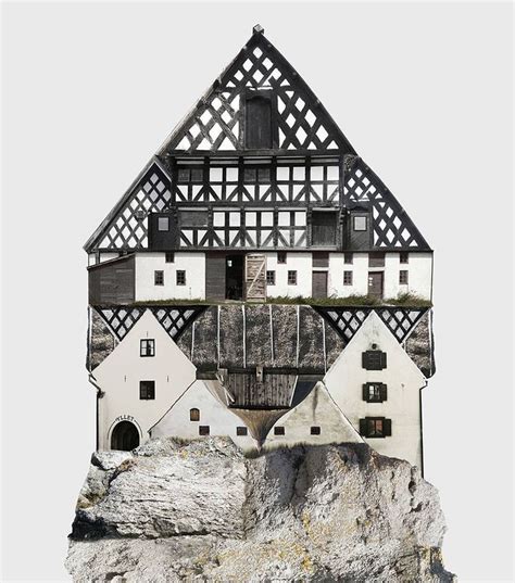 anastasia savinova's architecture collages illustrate the vernacular ...