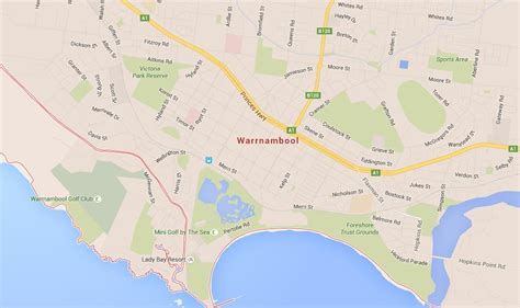 Map of Warrnambool