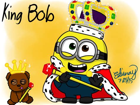 King Bob | Minions bob, Minions funny, Minion art