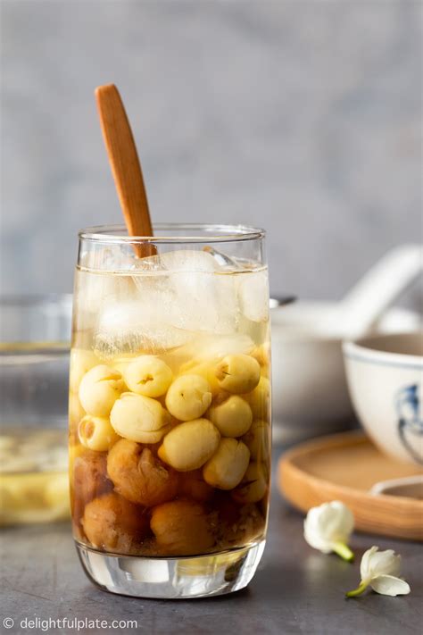 Lotus Seed Sweet Soup with Longan - Delightful Plate