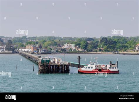 Hythe Pier Railway and Passenger Ferry Stock Photo - Alamy