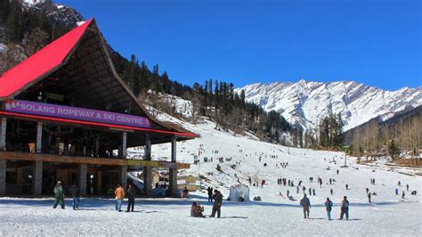 Solang Valley Ski Centre Manali - Tourism Bharat - India Travel Tourism ...