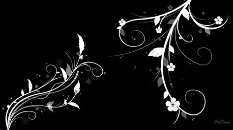 FREE 12+ Black & White Floral Wallpapers in PSD | Vector EPS