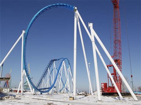 New GateKeeper roller coaster taking shape at Cedar Point | The Blade