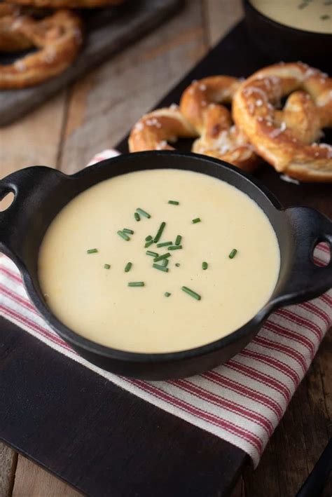 Creamy German Beer Cheese Soup - Culinary Ginger