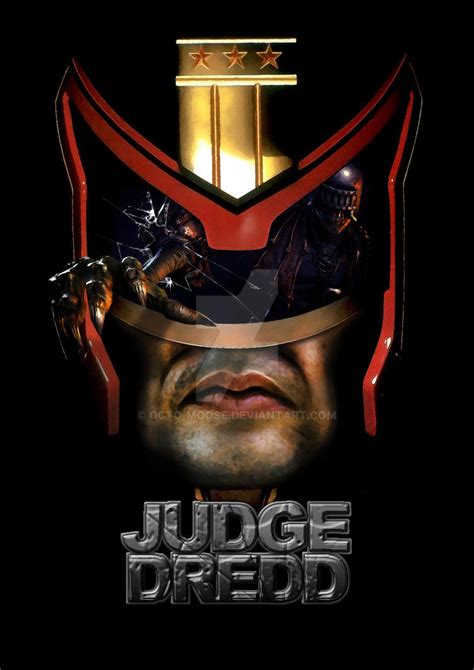 Judge Dredd Movie Poster by Octo-moose on DeviantArt