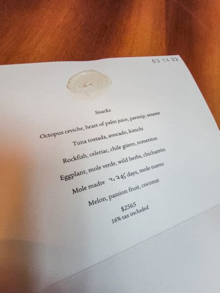 Pujol Review - Truly Superb Dining Experience in Mexico City