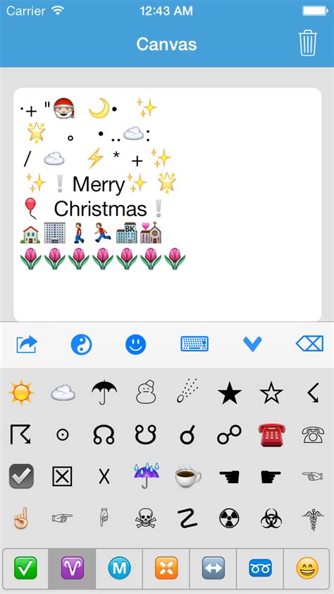 Symbol Keyboard & Emoji - Emoticons Art Text, Unicode Icons Characters ...