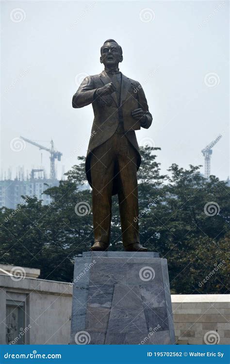 Manuel L. Quezon Statue At Corregidor Island In Cavite, Philippines ...