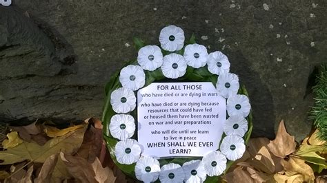 White poppy ceremonies planned for Remembrance Sunday | Peace Pledge Union