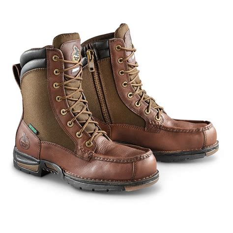 Georgia Athens Waterproof Work Boots, Brown - 621587, Work Boots at ...