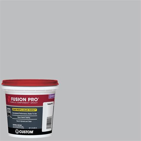 Custom Building Products Fusion Pro #115 Platinum 1 Qt. Single ...