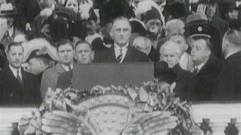 Inaugural Address: Franklin D. Roosevelt Video - Franklin D. Roosevelt ...