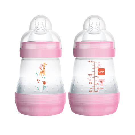 MAM Baby Bottles for Breastfed Babies, MAM Baby Bottles Anti-Colic ...