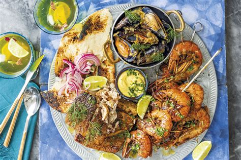 Grilled Seafood Platter - Ingredients and Method - Fresh Living