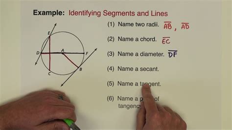 Example Of A Circle Radius