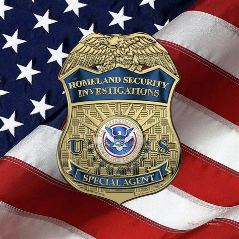 Homeland Security Investigations - H S I Special Agent New Badge over ...