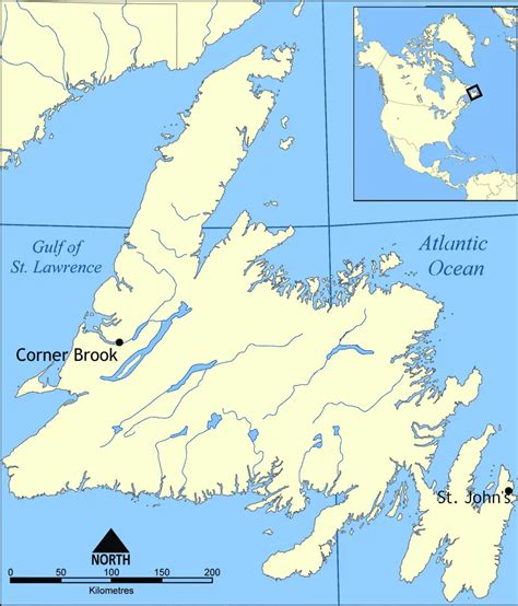 Newfoundland Map - MapSof.net