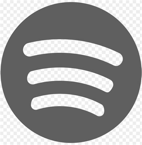 Spotify Logo Transparent Background - Transparent Spotify Logo Black ...