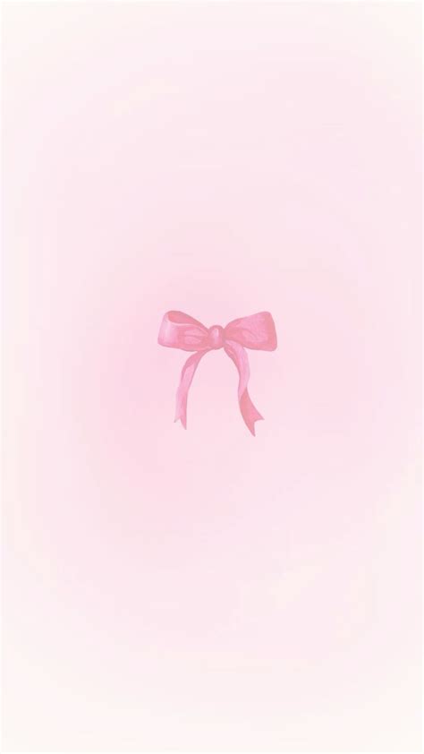 Aesthetic ribbon bow iOS iPhone wallpaper lock screen in 2024 | Iphone ...