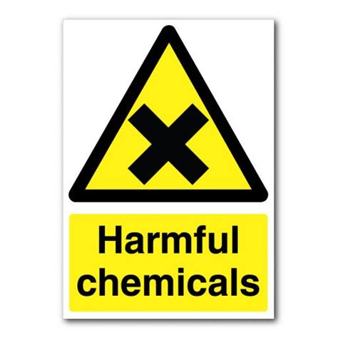 Safety Signs - Harmful Chemicals Sign