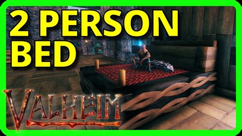 2 Person & Custom Beds | Building (Valheim: How to) - YouTube