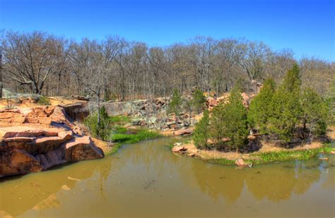 Into the pond at Elephant Rocks State Park image - Free stock photo ...