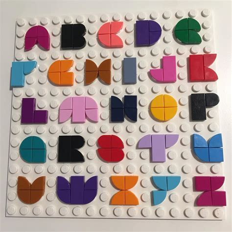 @brickmasterjamie on Instagram: “LEGO DOTS Alphabet version 3.0. Thanks ...