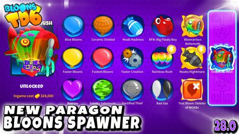 NOWY PARAGON 🎈 Bloon Spawner 🎈 Bloons TD 6 | PL | MODS - YouTube