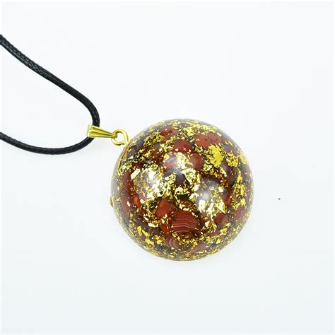 Beautiful Orgone Necklace with Natural Stone - Orgone Pyramids