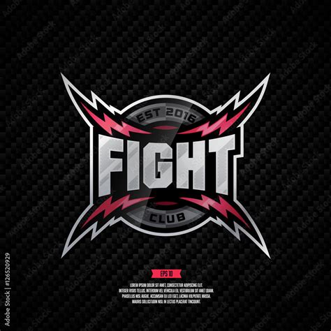 Fight club logo. Stock Vector | Adobe Stock