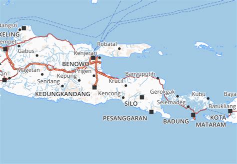 MICHELIN Probolinggo map - ViaMichelin