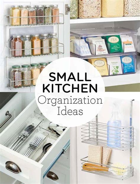 12 Small Kitchen Organization Ideas - Simply Quinoa