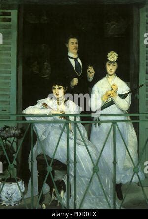 Edouard Manet - The Balcony Stock Photo - Alamy