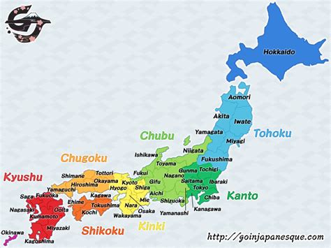 Map Of Japan Showing Prefectures - Drucie Kimberley