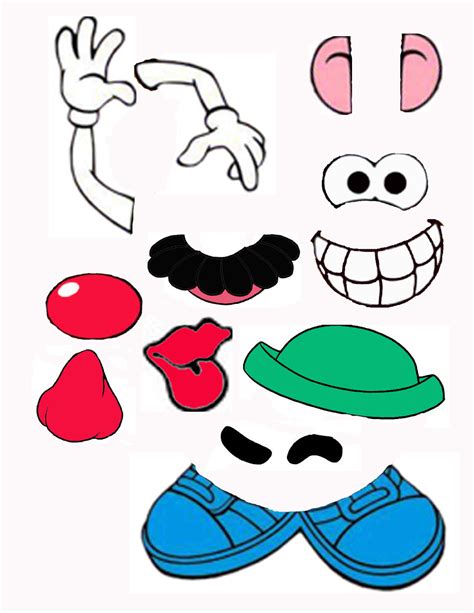 Mr- potato head plain clip art - wizqust