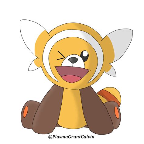 Shiny Stufful by PlasmaGruntCalvin on DeviantArt