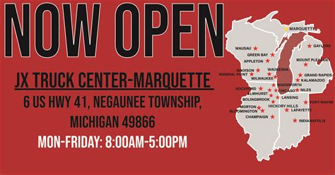 JX Truck Center Opens Parts & Service Location in Marquette, MI | JX