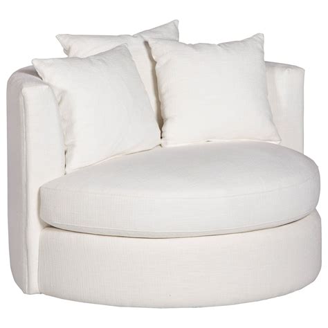 Contemporary Round Swivel Chair, (Choose Your Fabric & Color) – Astar ...