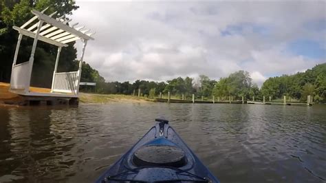 Kayaking a rough Patuxent River - YouTube