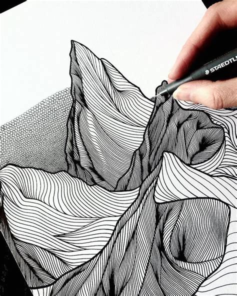 Artist Draws Countless Lines and Dots to Capture the Majestic Beauty of ...