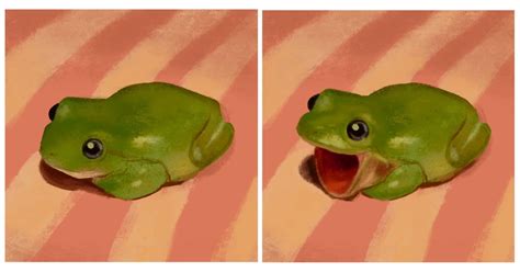 i painted a frog meme for comfort. just wanted to share with u all ...