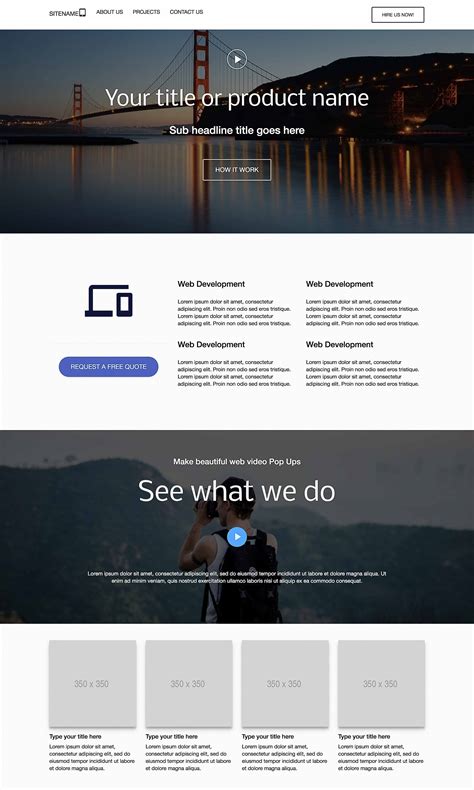 About Us Template Bootstrap