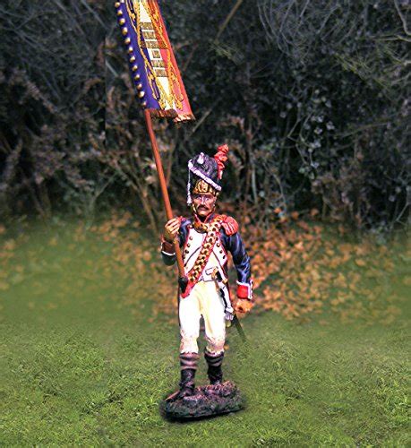 Napoleonic Toy Soldiers French Infantry Old Guard Flag Bearer ...