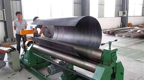 W11 mechanical 3 roller symmetrical plate rolling machine/Sheet Metal ...