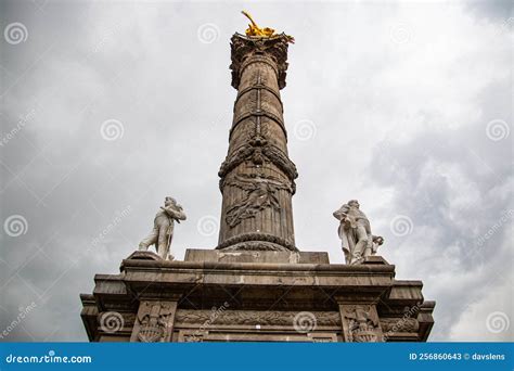 The Angel of Independence stock image. Image of architecture - 256860643