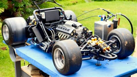 1/3 SCALE HYBRID RC CAR WITH A SCRATCH-BUILT 125CC V10 ENGINE - General ...